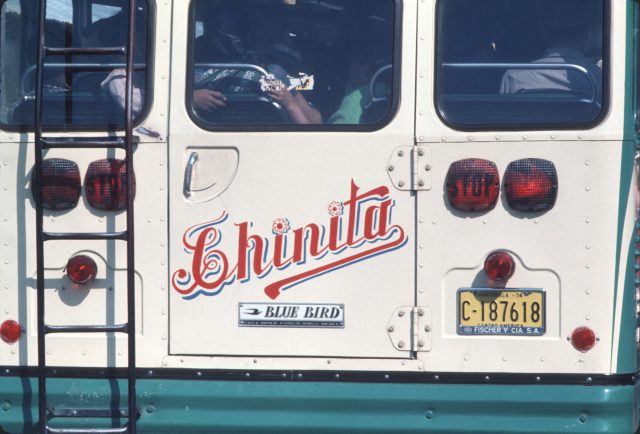 Typical Guatemalan bus