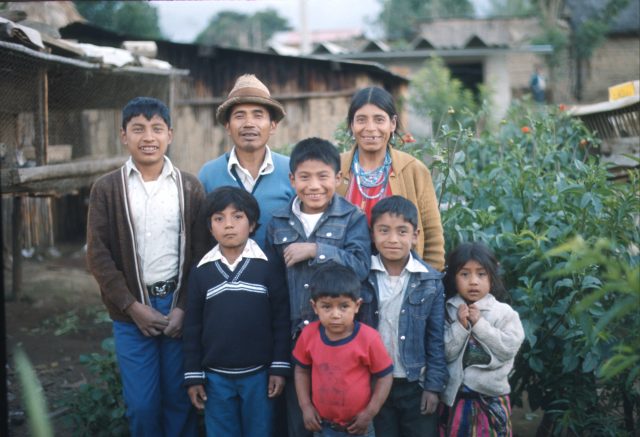 Francisco Aju Family in 1978.