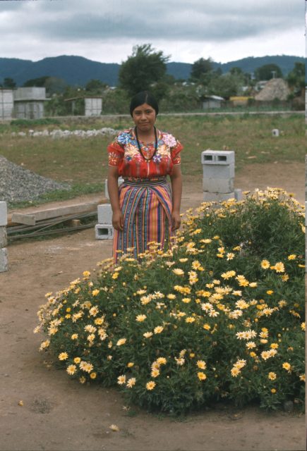 Francisco Aju's daughter in Patzún in 1978